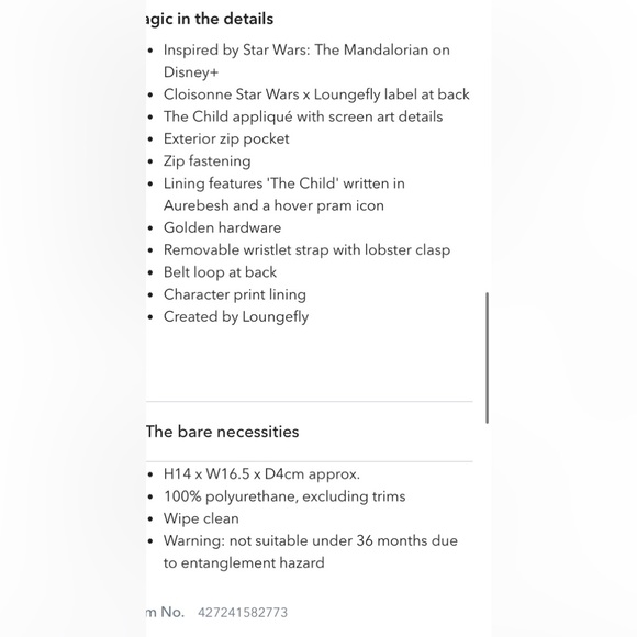 Loungefly Disney “The Child” Wristlet - Picture 13 of 13